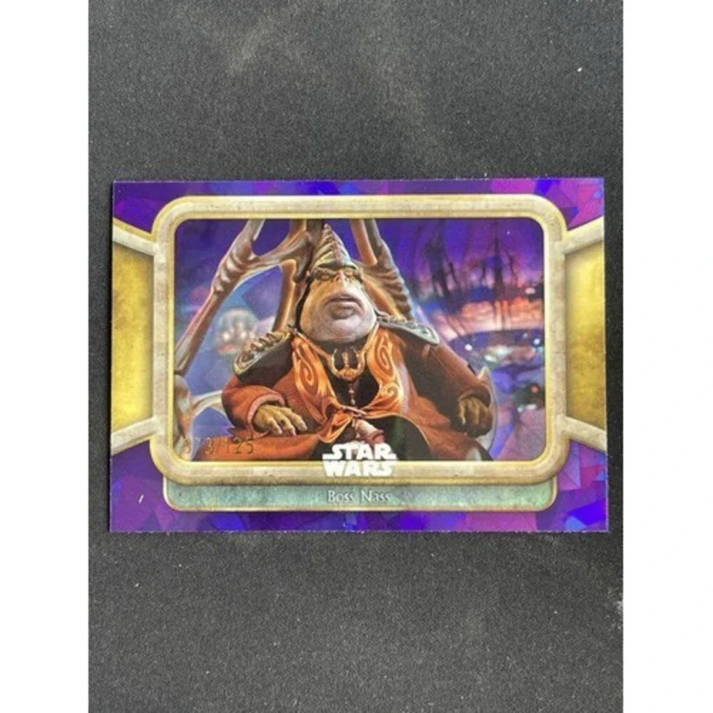 Boss Nass 2024 Topps Chrome Sapphire Star Wars Purple /125 #19